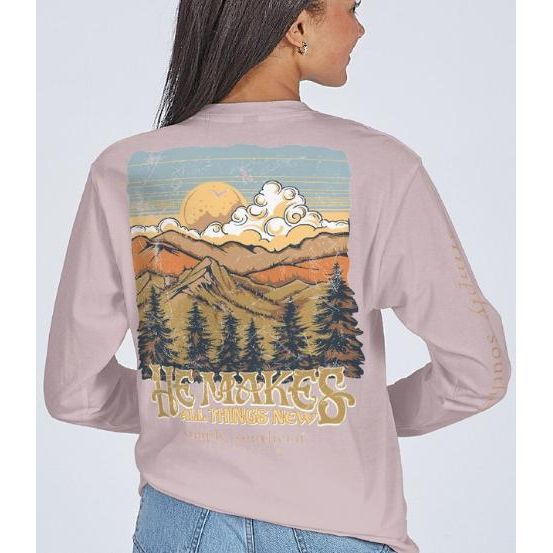 Simply Southern Long Sleeve Driftwood Tee