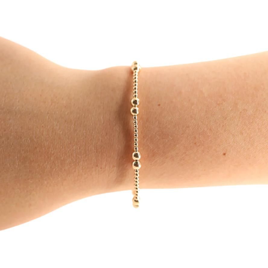 Beaded Blondes Leah Bracelet in Gold