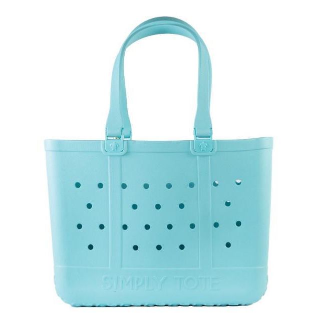 Simply Southern Tote Bag (Aqua)