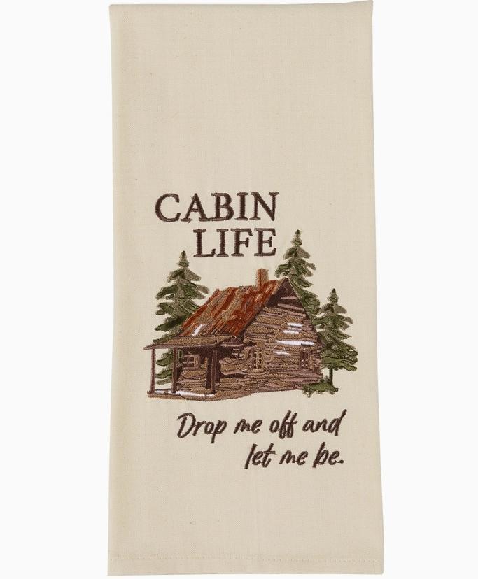 Park Design Cabin Life Decorative Dishtowel