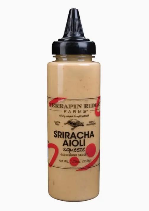 Terrapin Ridge Farms Sriracha Aioli Garnishing Squeeze
