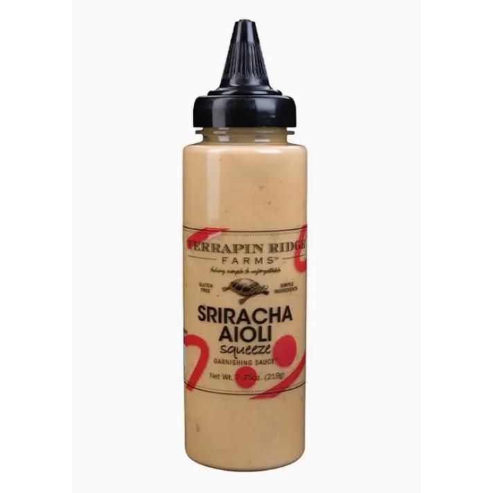 Terrapin Ridge Farms Sriracha Aioli Garnishing Squeeze