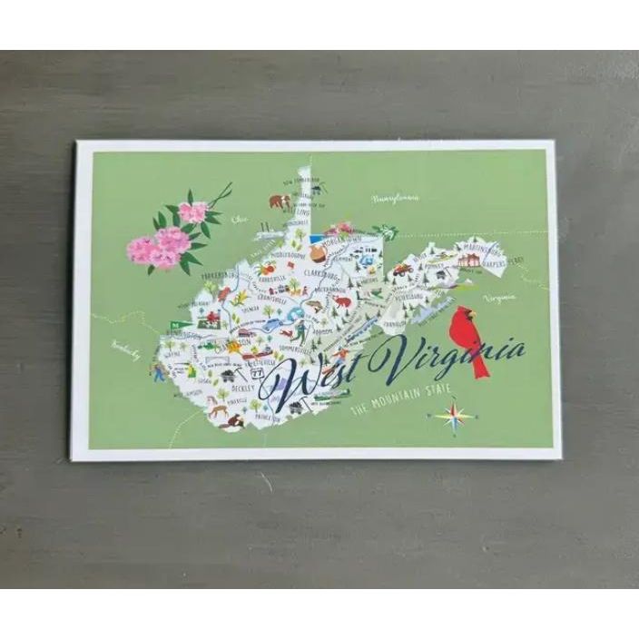 West Virginia Note Card W/Envelope