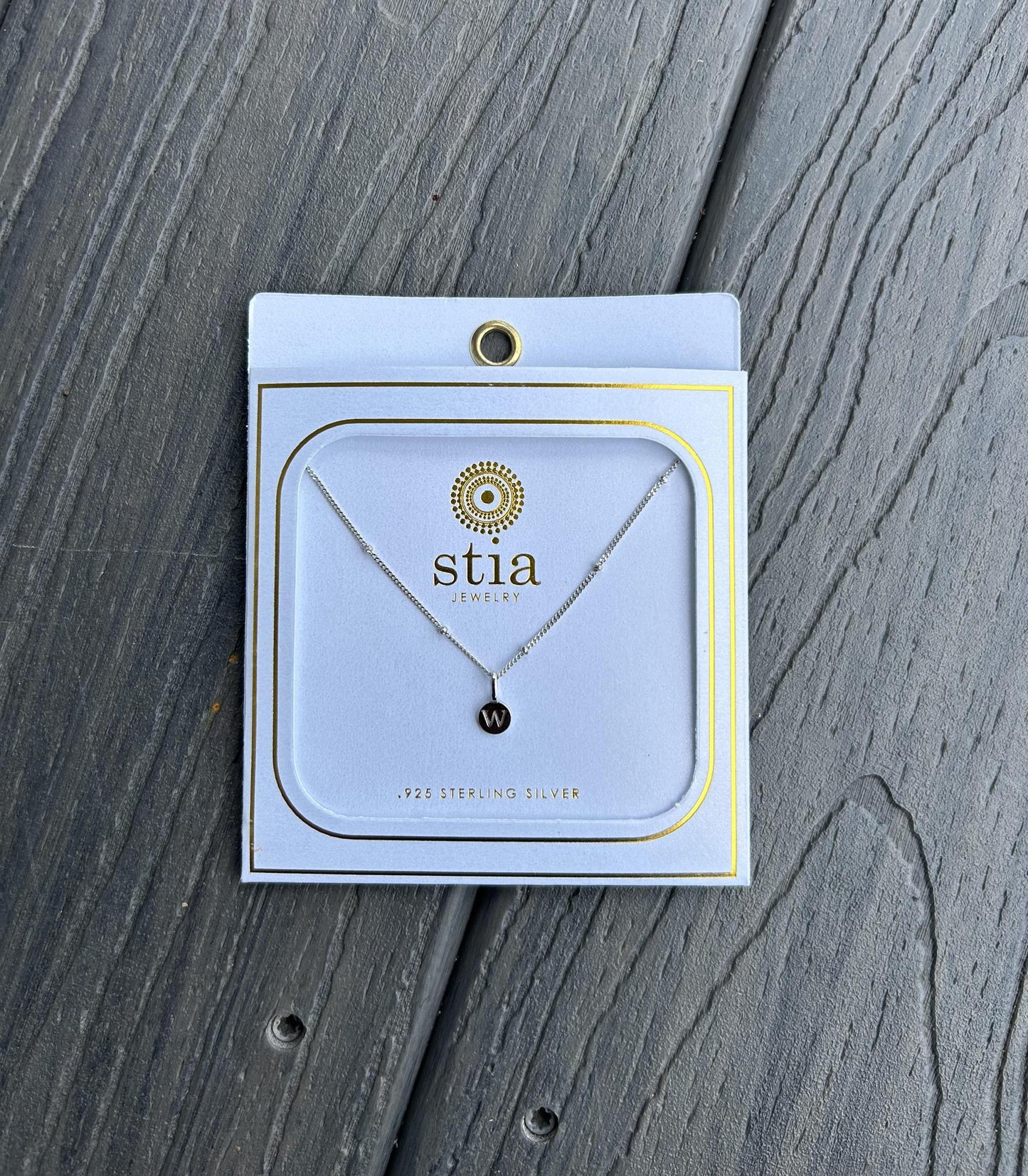 "W" Necklace (Sterling Silver)