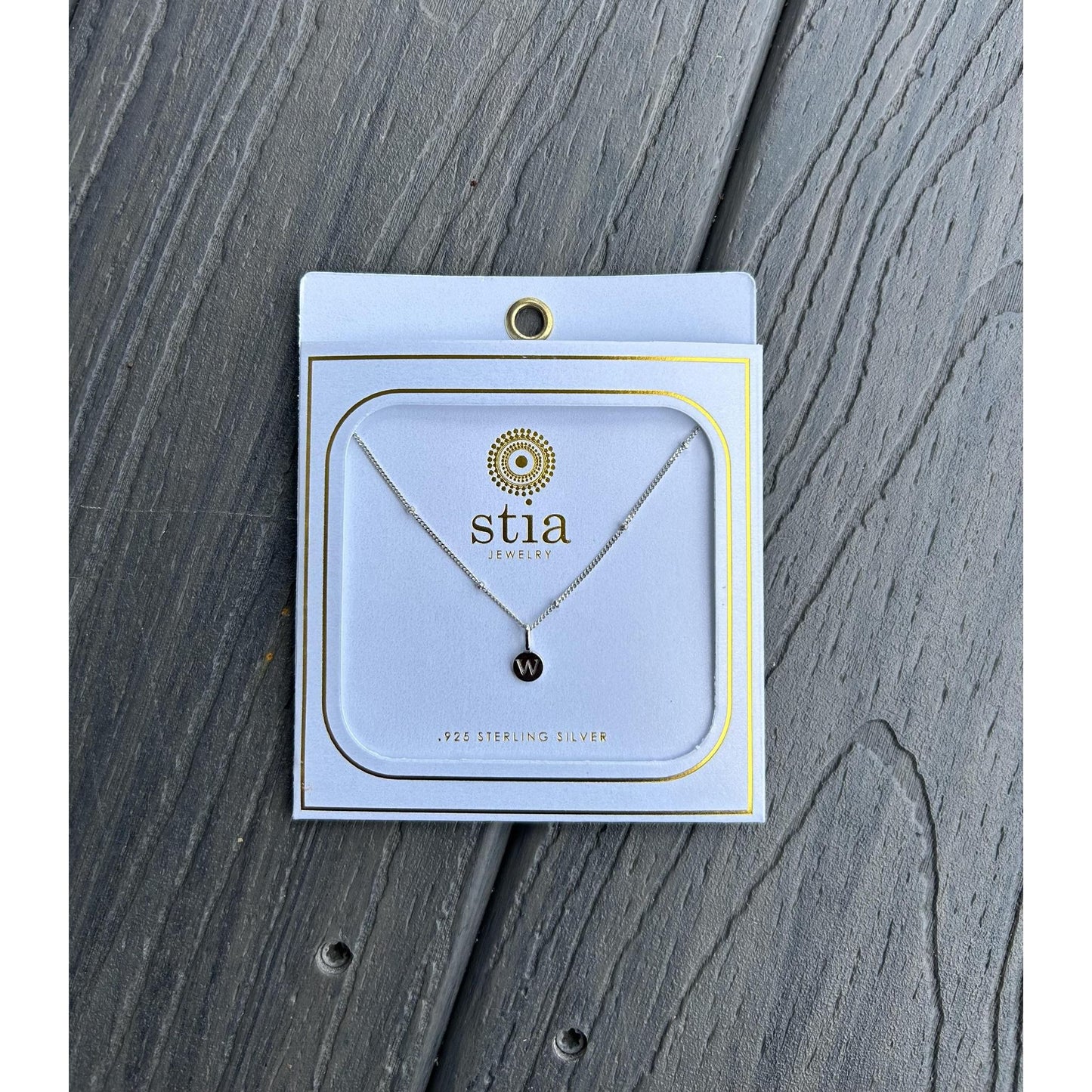 "W" Necklace (Sterling Silver)