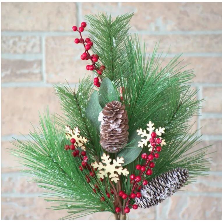 Winter Snow Flakes 18in Pick