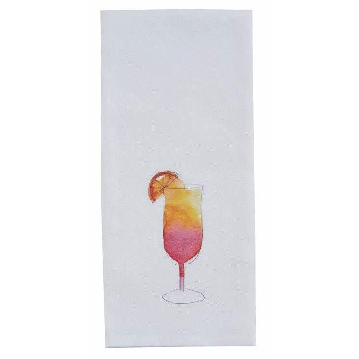 Tropical Drink Towel - Sunrise