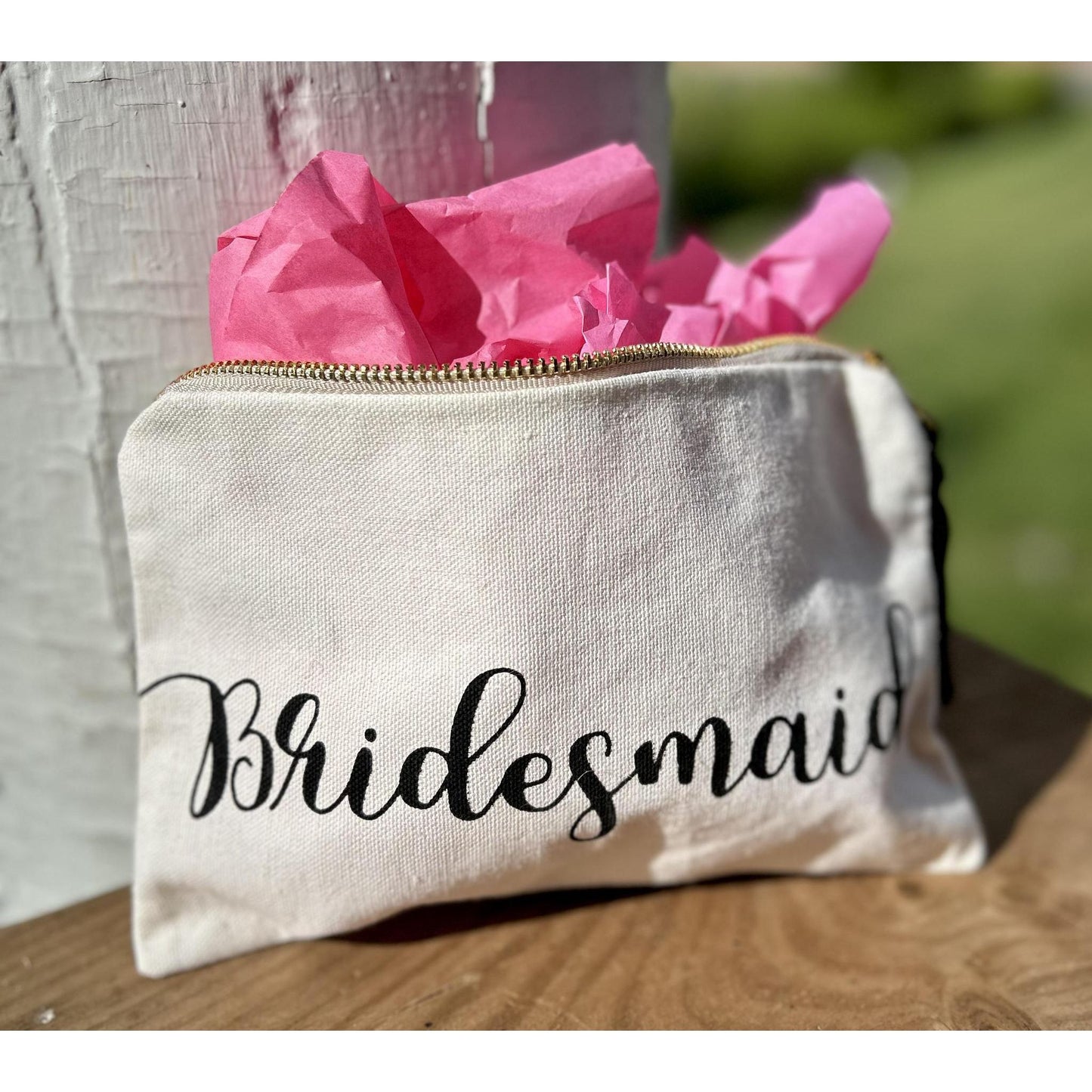 Bridesmaid Makeup Bag