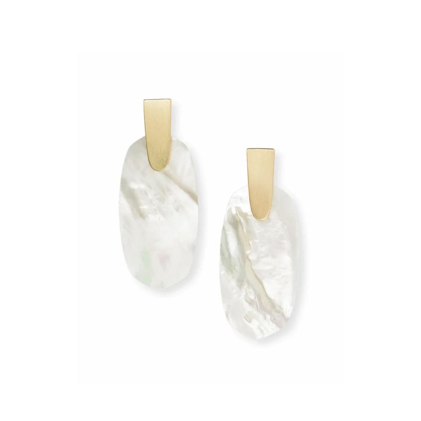 Kendra Scott Aragon Drop Earrings in Mother of Pearl