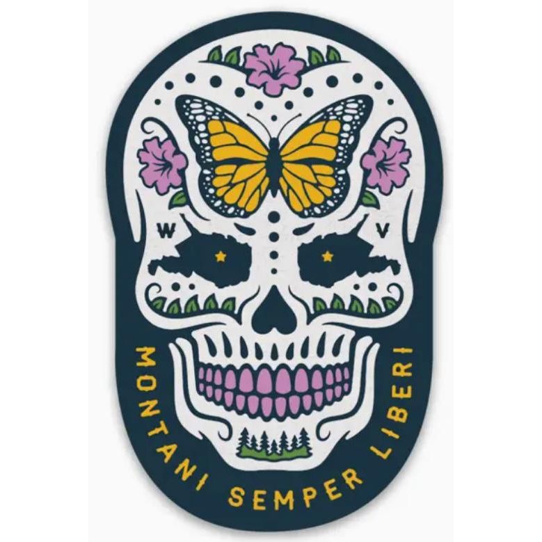 Sugar Skull WV Magnet