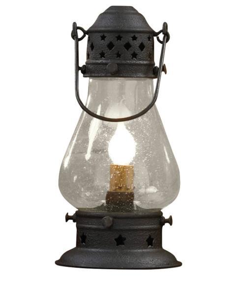 Tall Onion Lamp 9.5" (Black)