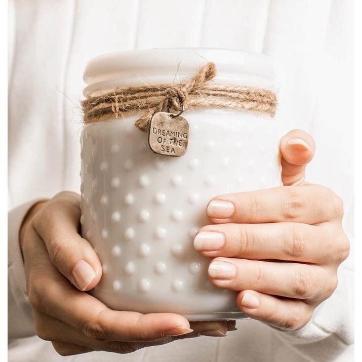 Sweet Wick White Hobnail Bakers Delight Candle