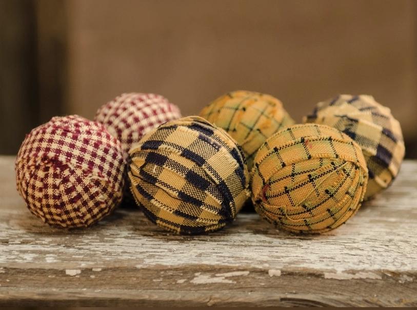 6/Set Mixed Rag Balls