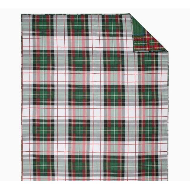 Spencer Plaid Quilted Throw Blanket