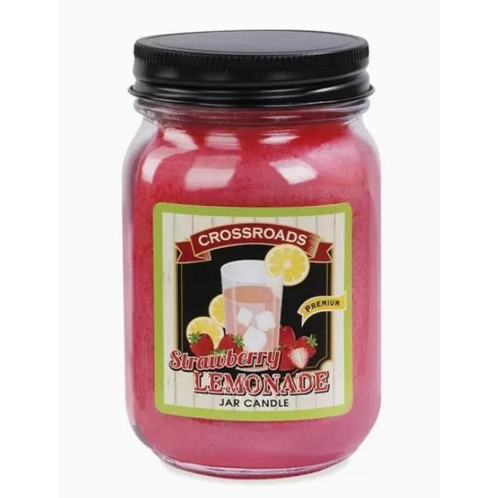 Crossroads Strawberry Lemonade - 12 oz. Pint Candle