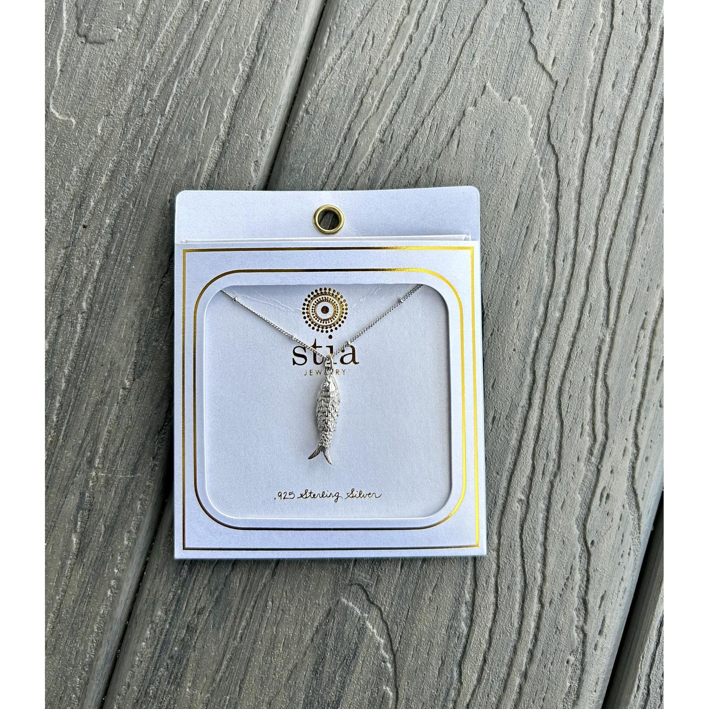 Sterling Silver Fish Necklace