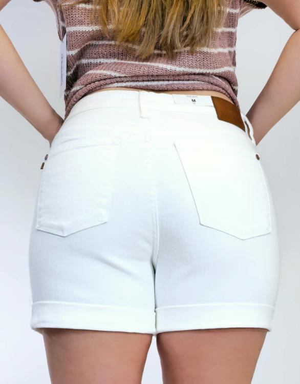 Judy Blue Double Roll Cuff Shorts