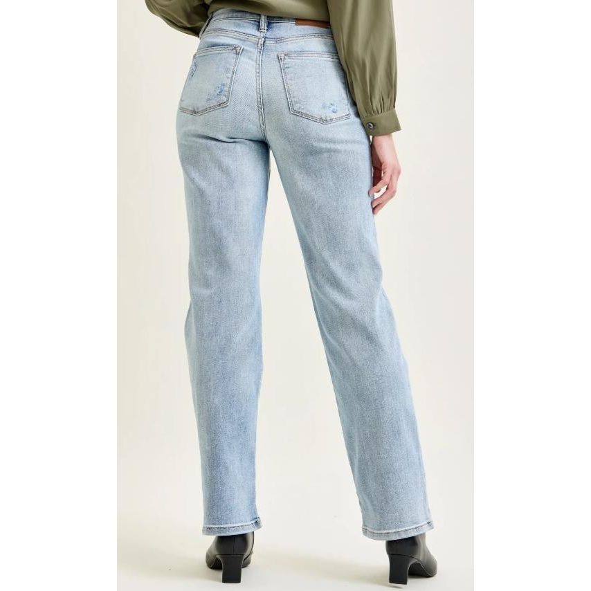 Judy Blue Light Wash Straight Leg Jeans