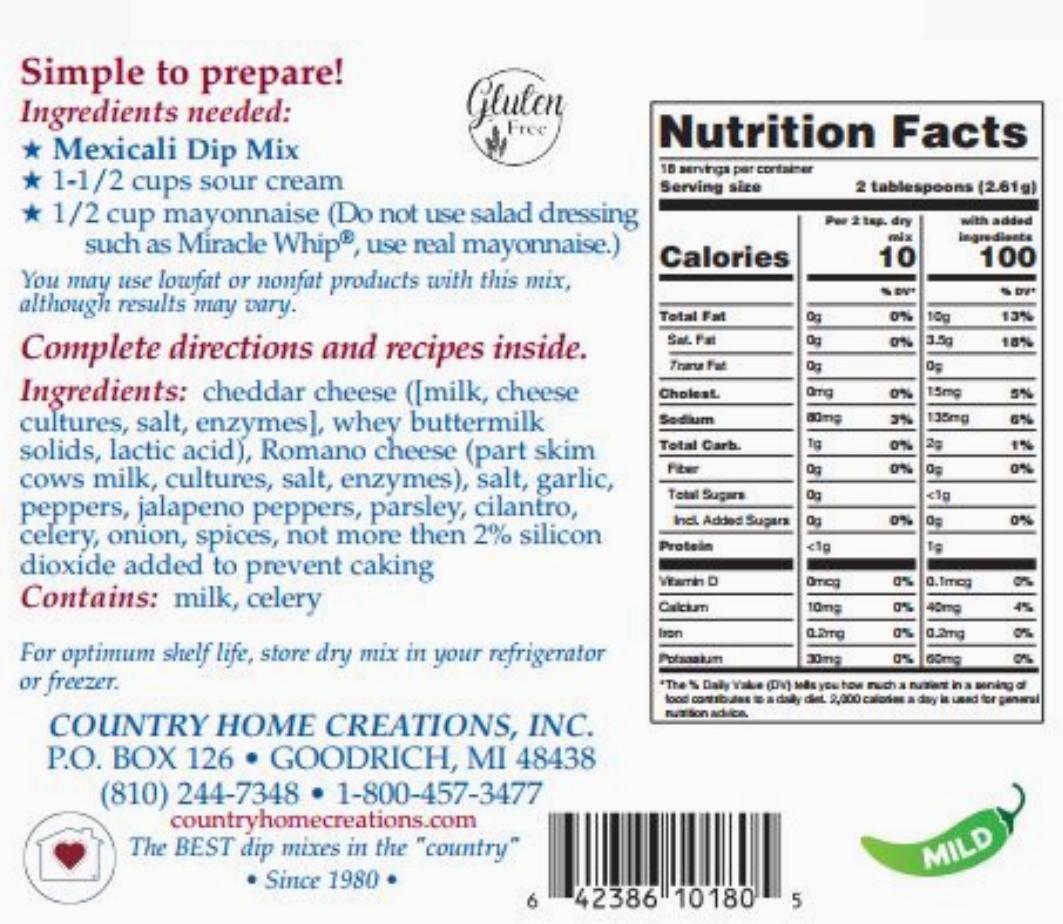 Country Home Creation Mexicali Dip Mix
