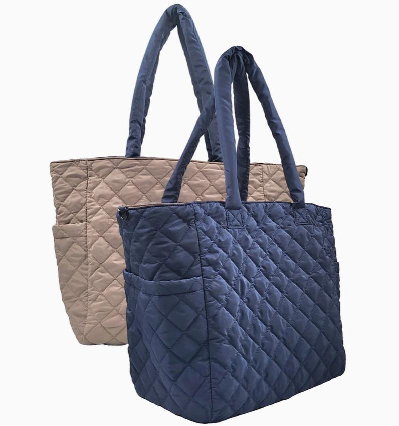 Large Reversible Nylon Tote