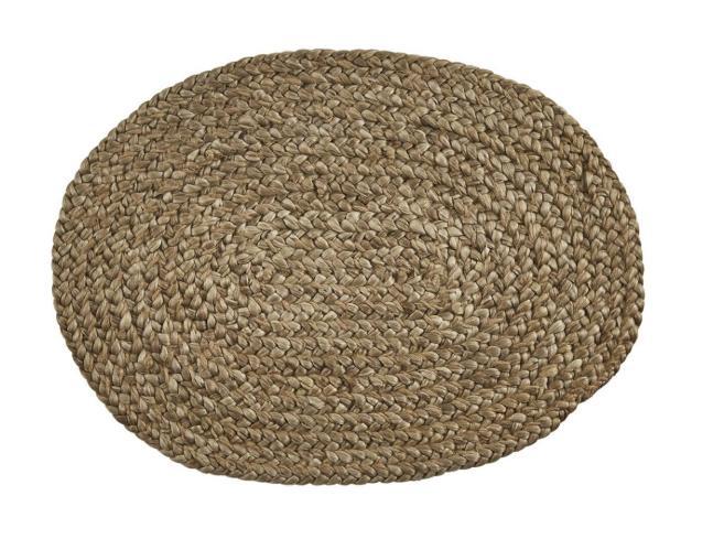 Oval Jute Braided Placemat