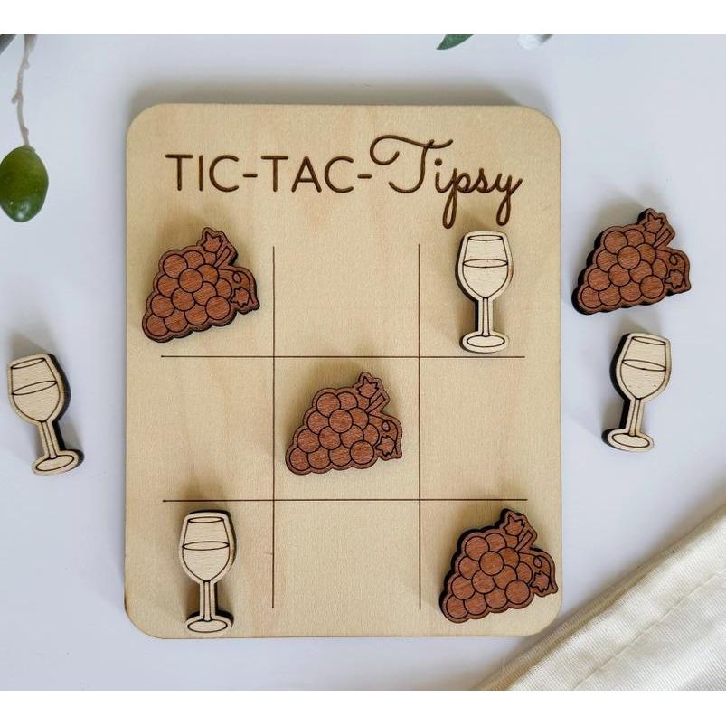 Mini Wine Tic-Tac-Toe Game