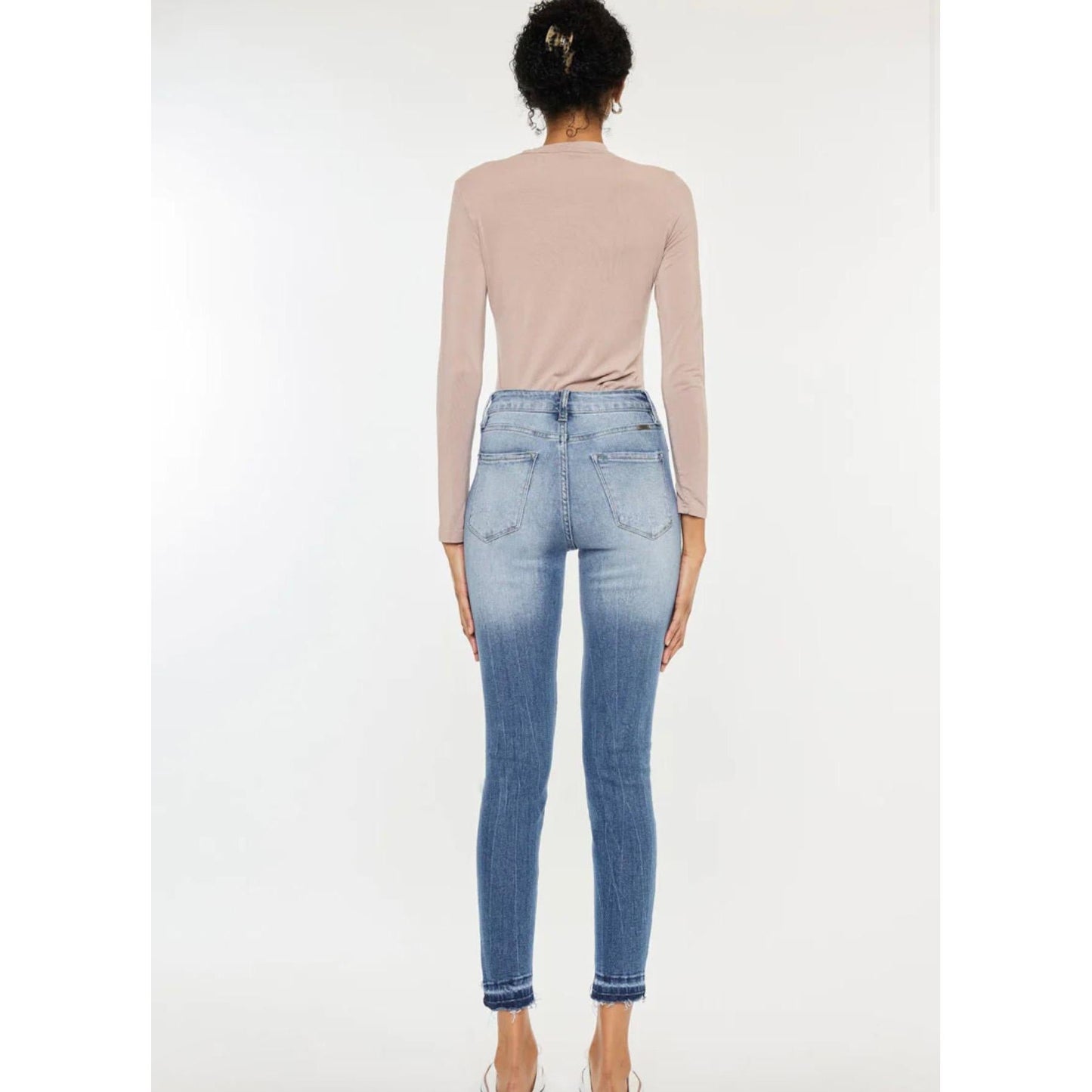KanCan Shiloh High Rise Ankle Skinny Jeans (Medium Wash)