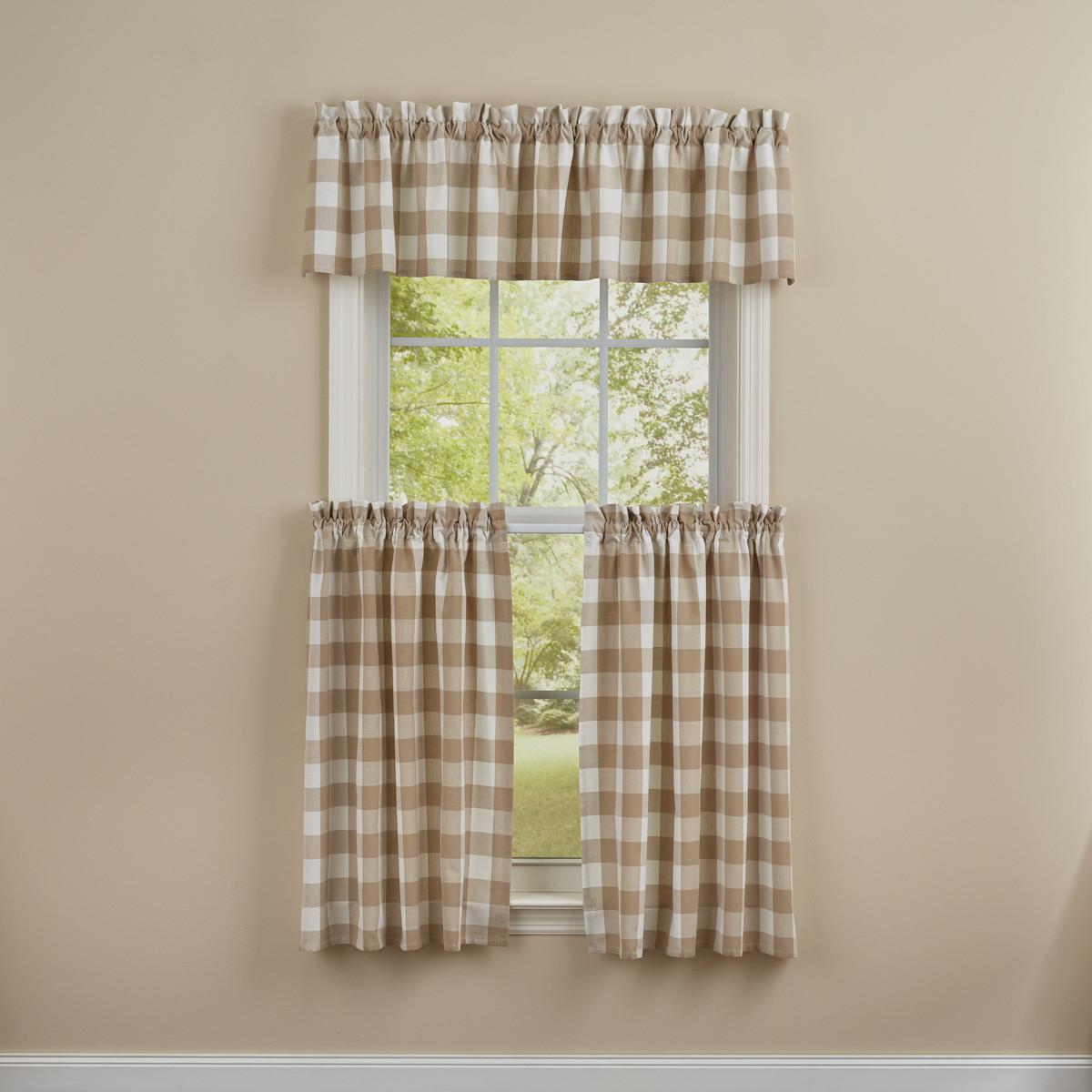 Park Design Wicklow Check Tiers 36" (Natural)