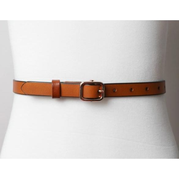 Versatile Skinny Leather Belt