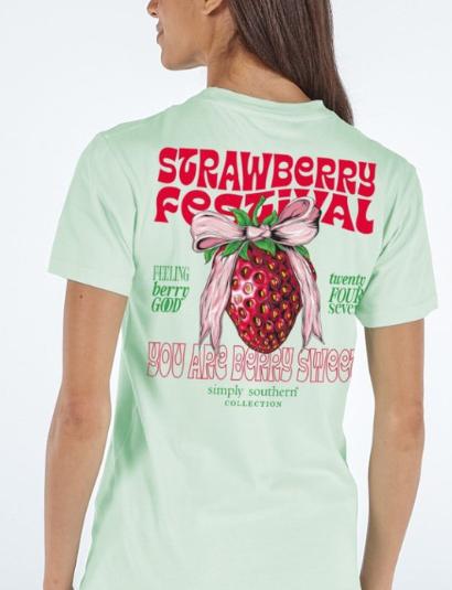 Simply Southern Short Sleeve Strawberry Tee
