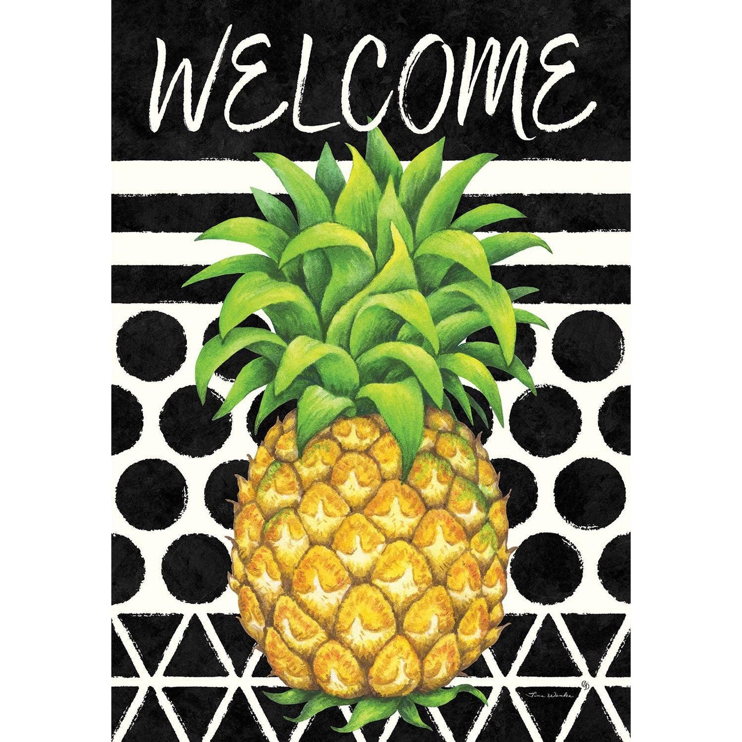 Bold Pineapple Flag