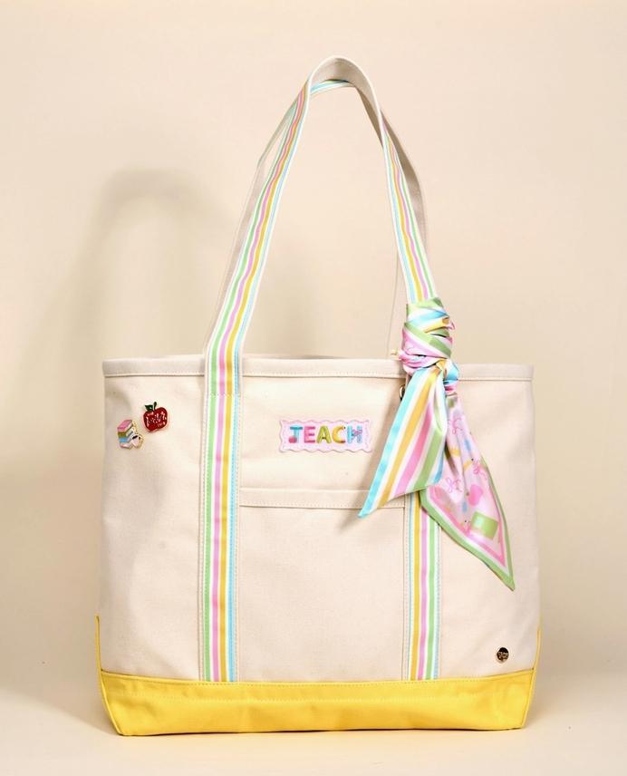 The Darling Canvas Tote Bag–School's in Session