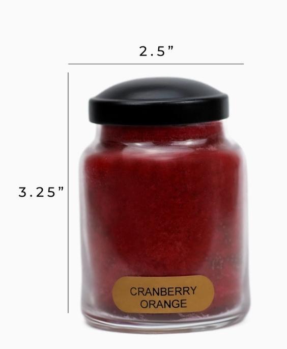 Cranberry Orange Scented Jar Candle