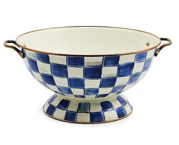 Mackenzie Childs Royal Check Everything Bowl