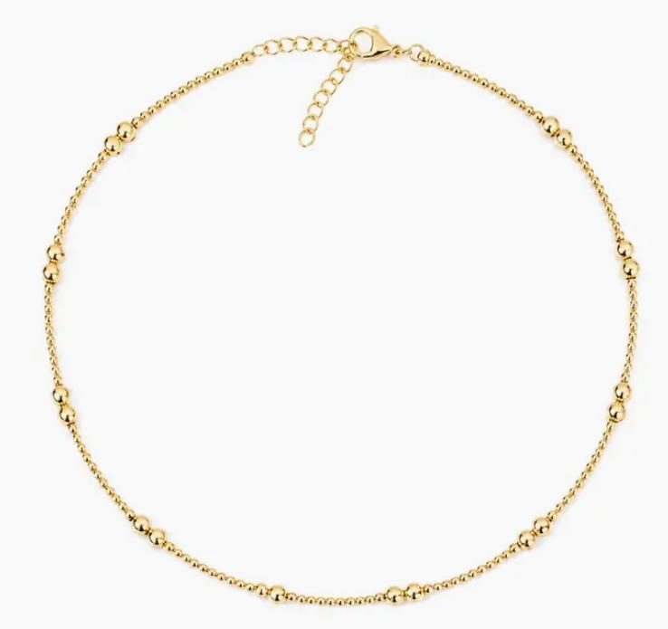 Beaded Blondie Halo Necklace