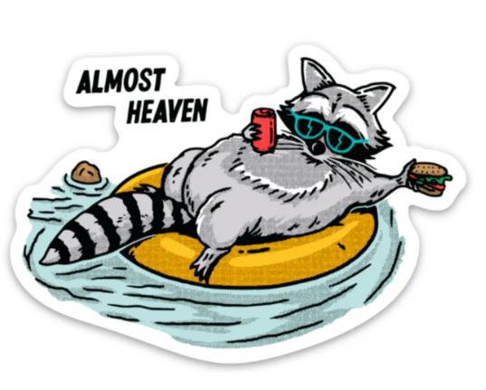 Almost Heaven Float Trip Sticker