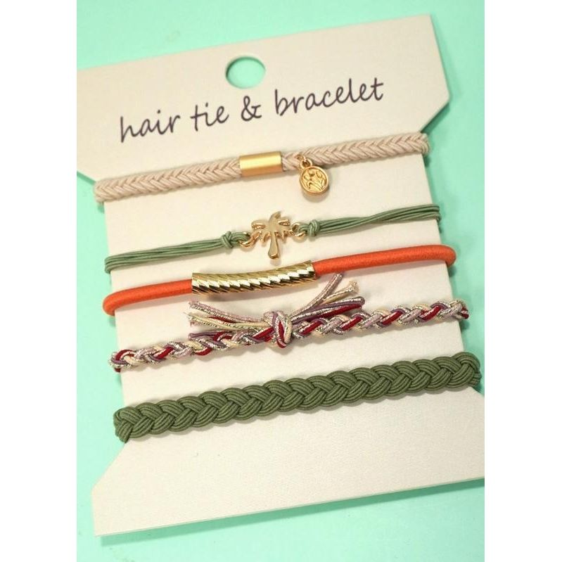 Boho Dual Function Knot Bracelet Hair Ties