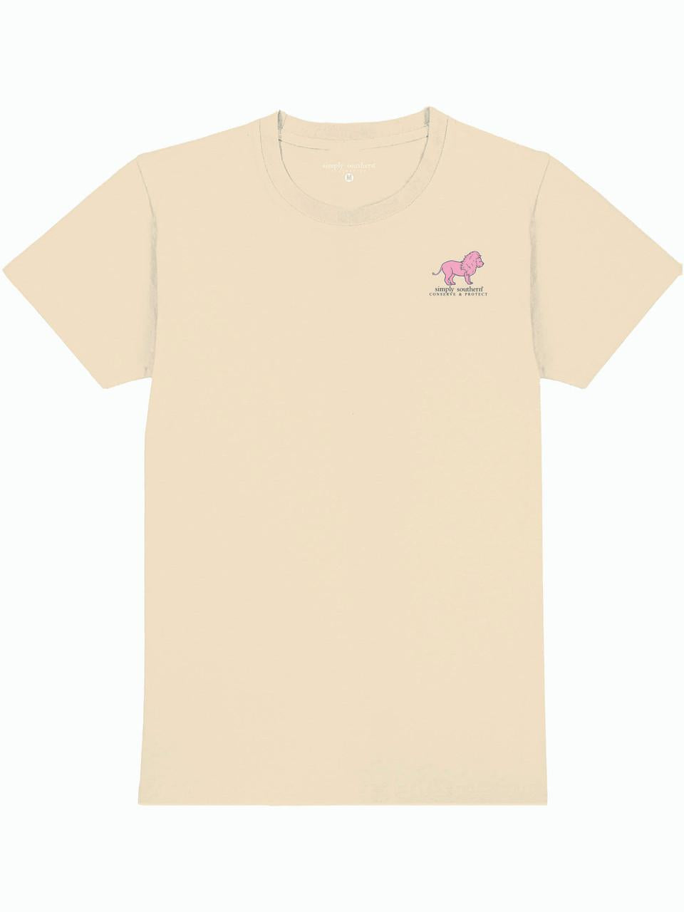 Simply Southern Short Sleeve Lion Cherry Tee