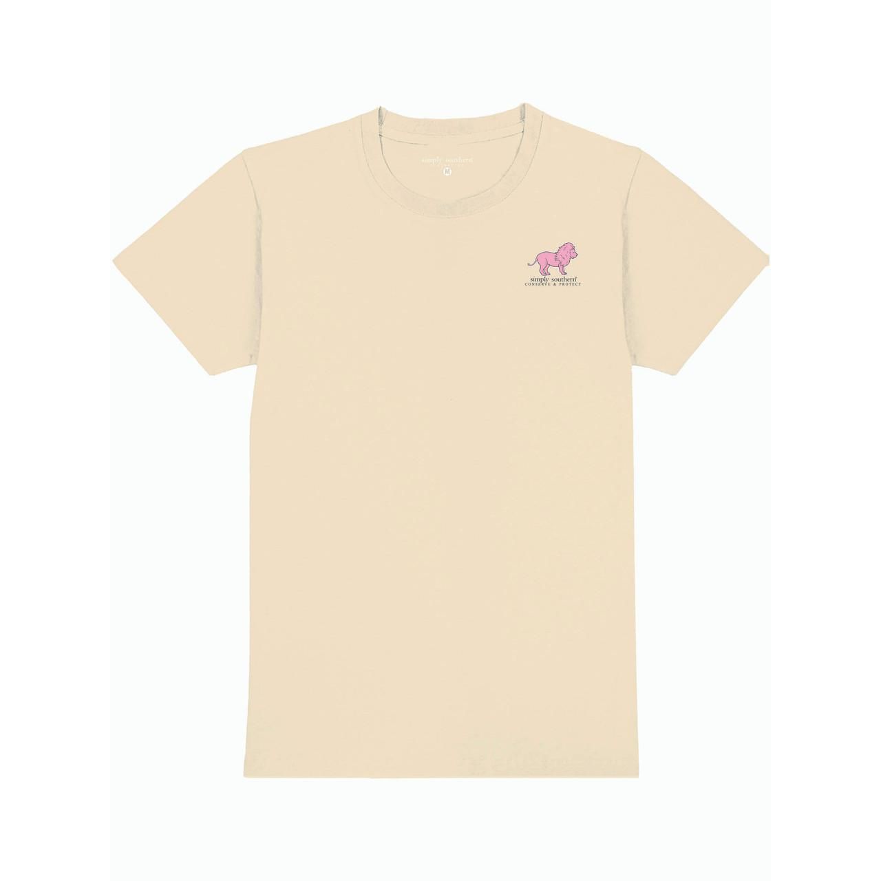 Simply Southern Short Sleeve Lion Cherry Tee