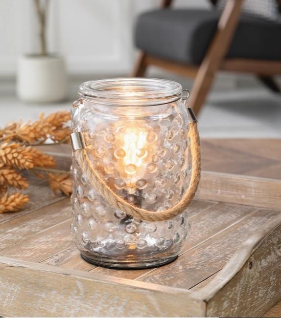 Hobnail & Rope Vintage Bulb Illumination Fragrance Warmer