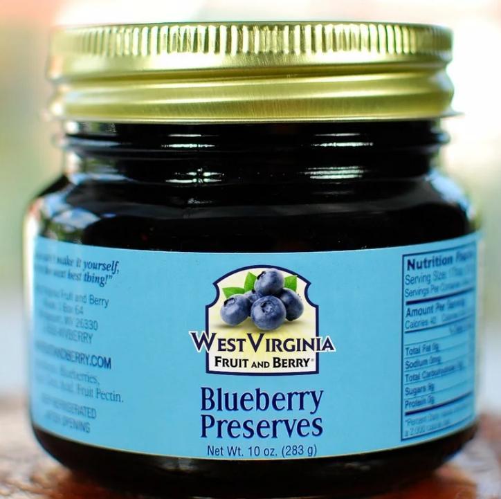 West Virginia Fruit & Berry Blueberry Preserves