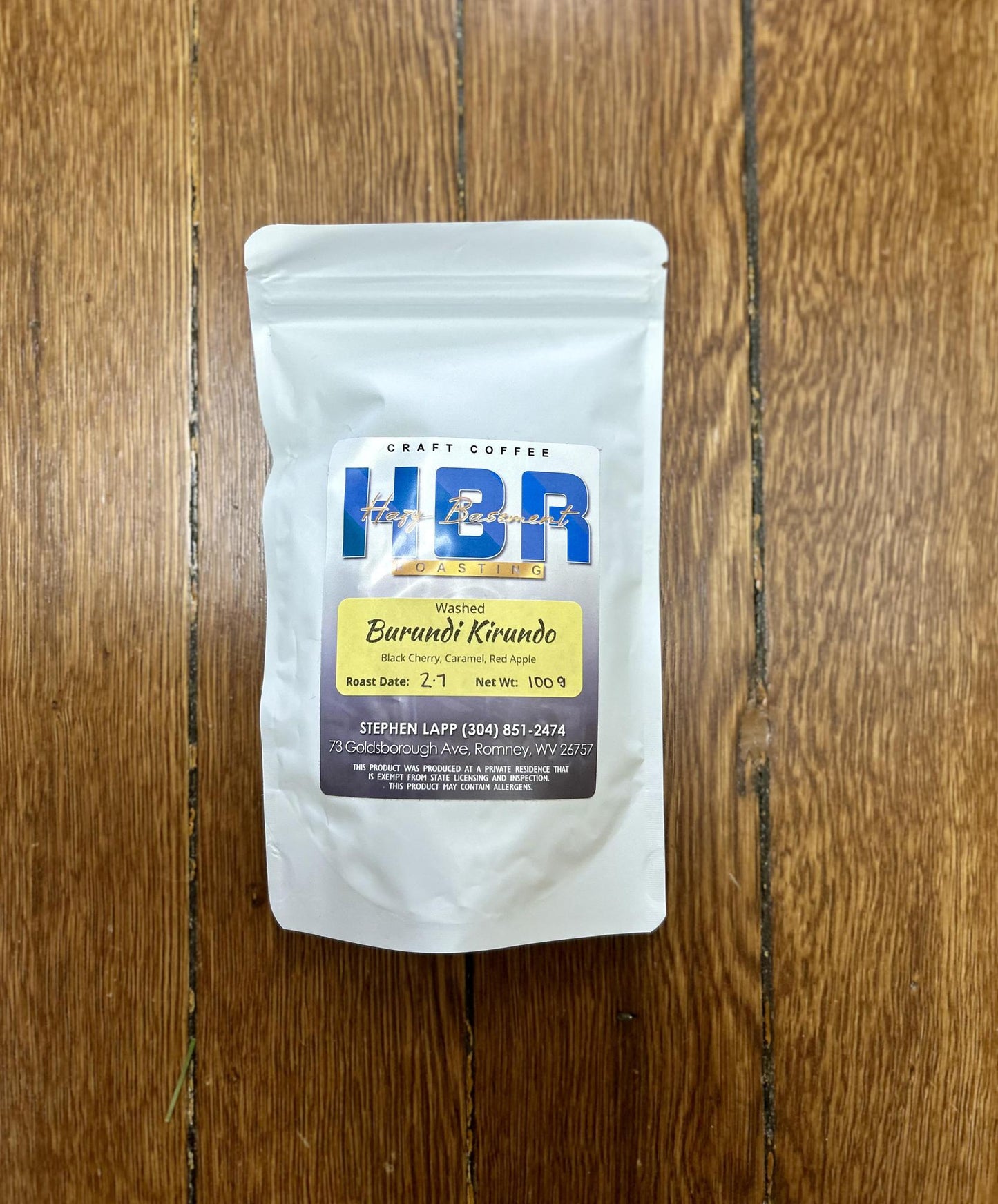 Hazy Basement Roasting Craft Coffee Beans