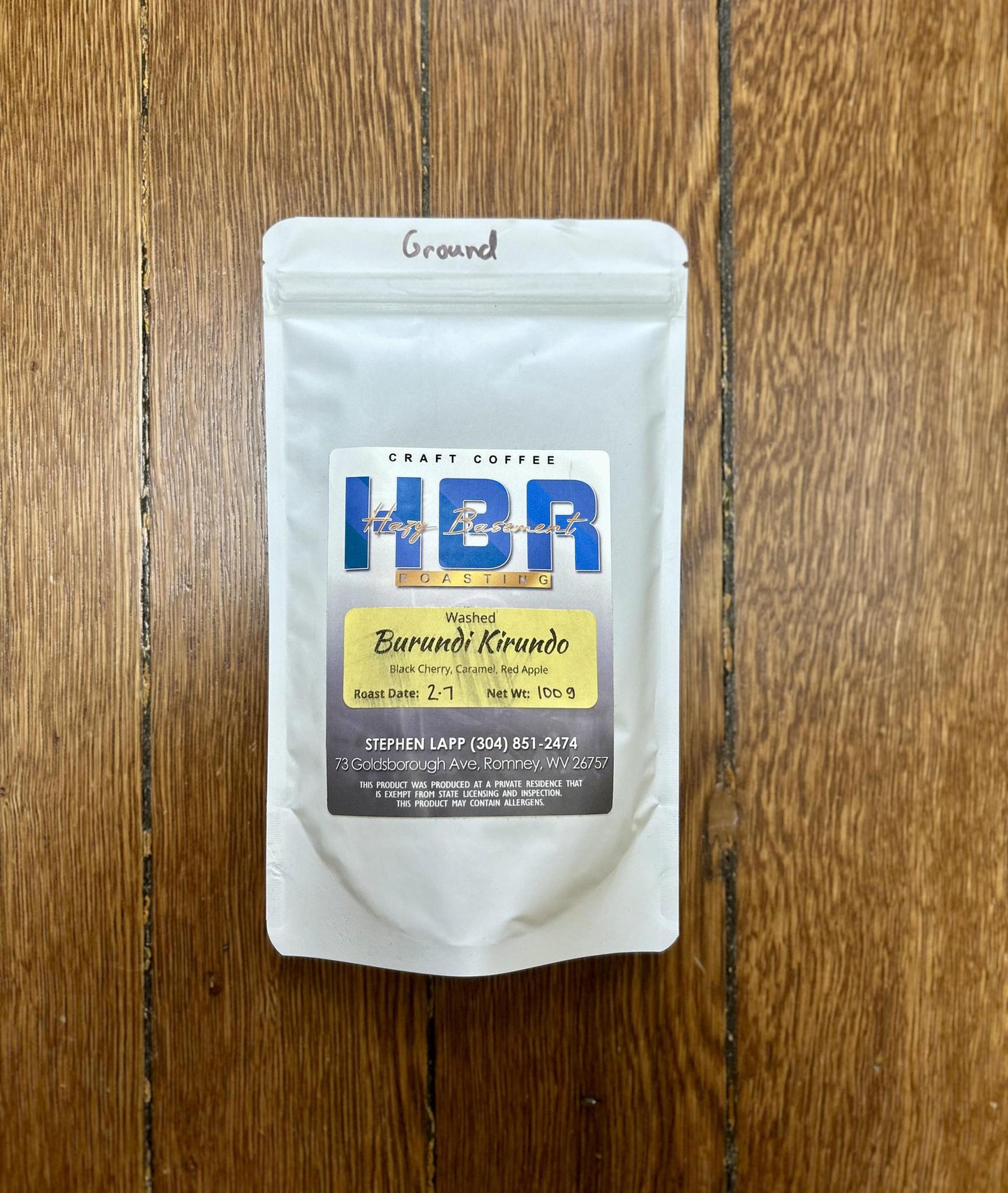 Hazy Basement Roasting Craft Ground Coffee