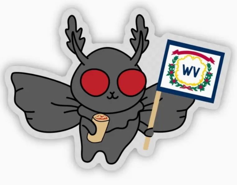 Wv Day Mothman Sticker