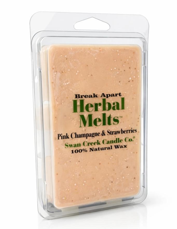 Swan Creek Pink Champagne & Strawberries Drizzle Melts