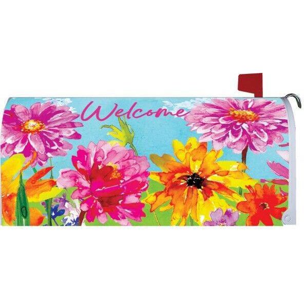 Pink and Yellow Mailbox Makeover