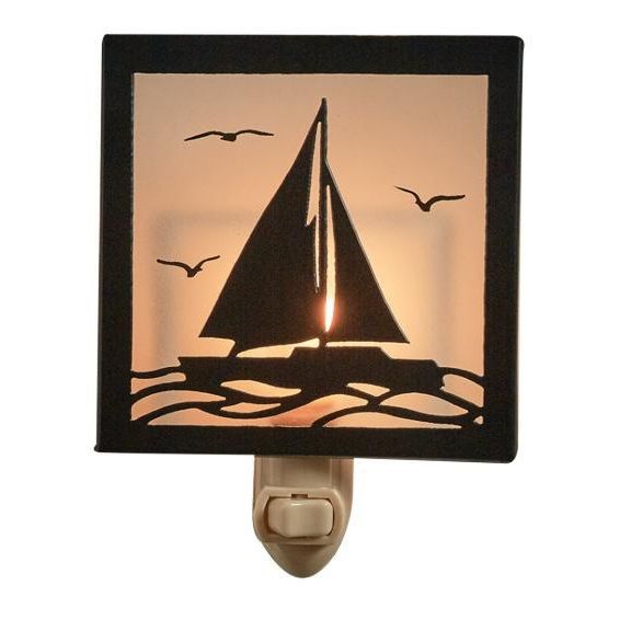 Sailboat Silhouette Night Light