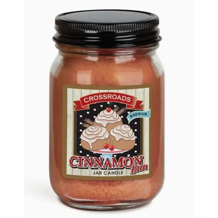 Crossroads Cinnamon Bun - 12 oz. Pint Candle