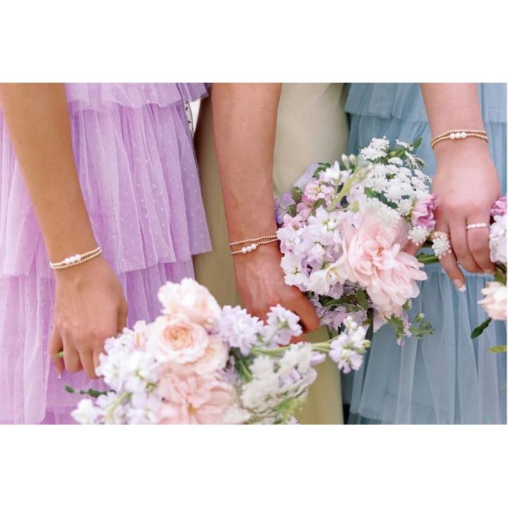 Beaded Blondes Harper Bracelet in Gold