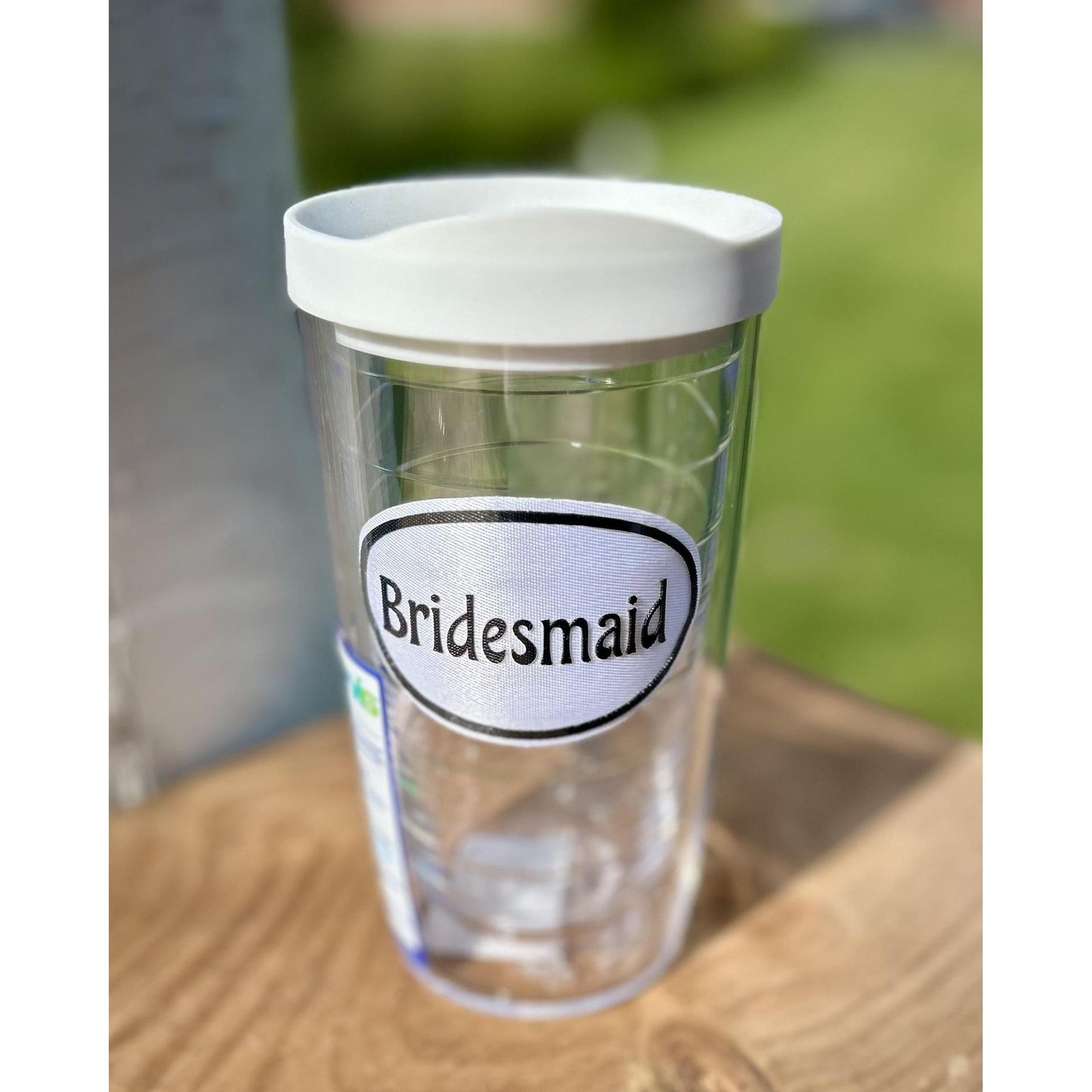 Tervis 16 oz Tumbler (Bridesmaid- Black and White)